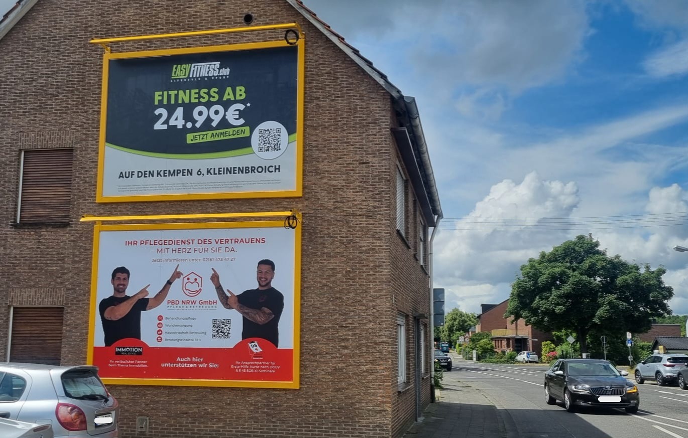 nextevo DOOH Kampagne – Digital-Plakat in der Stadt